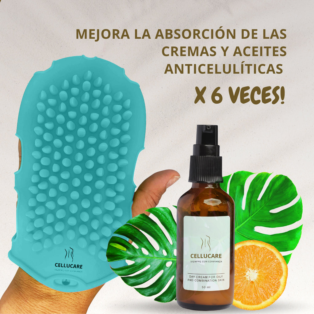 Guante de masaje anticelulítico