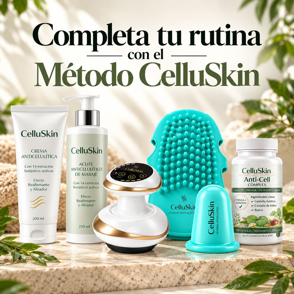Guante Anticelulítico de Silicona 2 en 1 CelluSkin