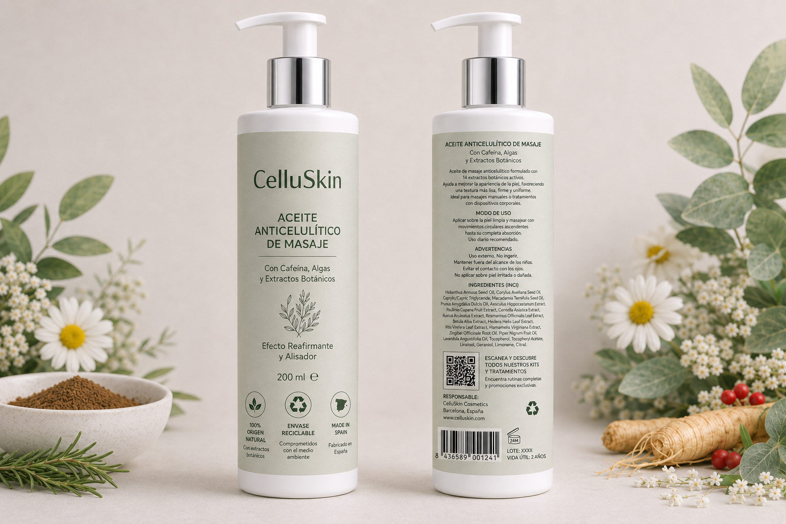 Aceite Anticelulítico de Masaje CelluSkin